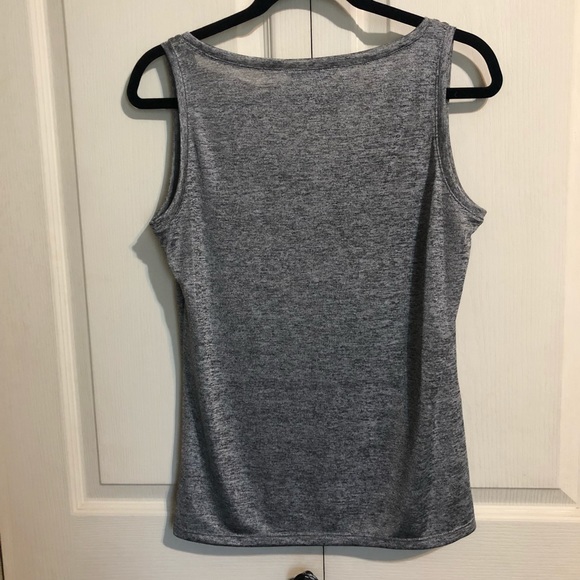 Peter Nygard Silver Gray Sleeveless Top - Picture 5 of 5